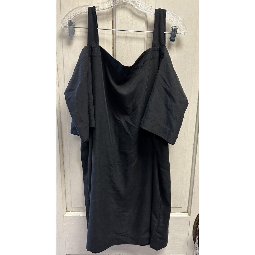 Calvin Klein Black Tunic Off Shoulder Cover Up Top Size XL